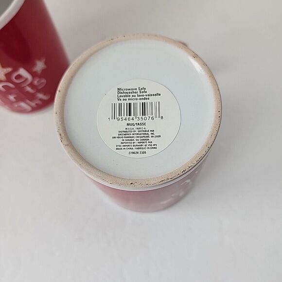 Royal Norfolk Christmas Coffee Mugs Baking Spirits Bright 8" Holiday Gingerbread - Picture 7 of 10